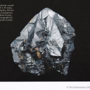 Cassiterite (twinned) - (illustrated)