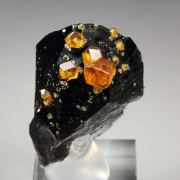 gem GARNET var. SPESSARTINE, QUARTZ var. SMOKY