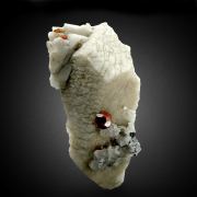 Spessartine, Albite, Quartz - Gilgit, Pakistan