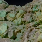 Cerussite covered by Pyromorphite