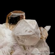 Topaz with Quartz and Cleavelandite