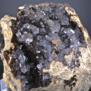 Creedite (purple crystals)