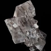 Calcite with inclusions of Manganese dendrites