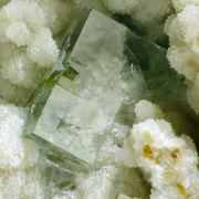 Fluorite, quartz MONGOLIA