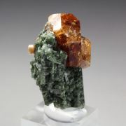 GARNET var. GROSSULAR, DIOPSIDE