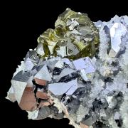 Galena, sphalerite, quartz
