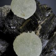 Prehnite on Epidote