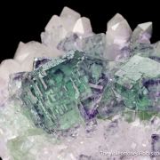 Fluorite with Quartz