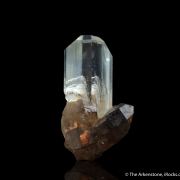 Topaz on Smoky Quartz