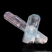 Beryl var. Aquamarine  (illustrated)