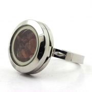 Raw multicolor Tourmaline Ring.