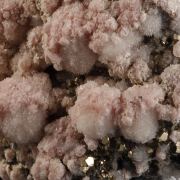 Rhodochrosite with Pyrite, Quartz, Sphlerite and Galena.