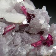 Tourmaline on Lepidolite