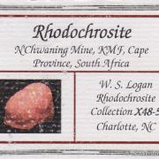 Rhodochrosite (unusual style)