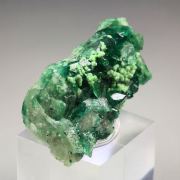 gem VESUVIANITE var. CHROMIAN, DIOPSIDE