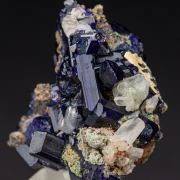 Azurite with Cerussite