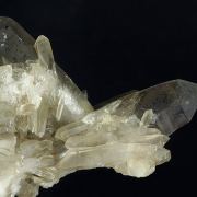 Quartz (var. Smoky) with Hematite