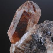 Bustamite on Calcite