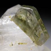 Apatite on Quartz