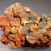 Wulfenite with Mimetite
