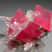 Rhodochrosite with Quartz