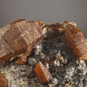 Parisite on Calcite