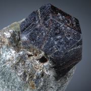 Almandine on Schist
