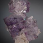 Fluorite with Quartz and Dolomite