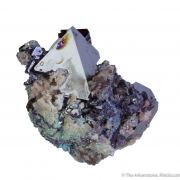 Cuprite with Baryte and Chrysocolla