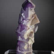 Fluorite -Stacked cast with Barite