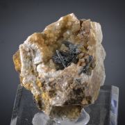 Olivenite on Quartz - classic Cornwall