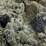 Brookite on Quartz (var. Smoky)