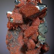 Hematite coated by Andradite