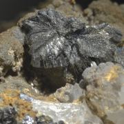 Semseyite, Siderite (Spharosiderite) and Quartz etc.