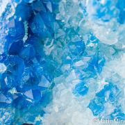 Shattuckite in Quartz