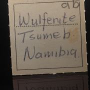 Wulfenite - with Malachite, Dolomite etc
