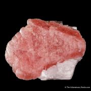 Baryte on Rhodochrosite