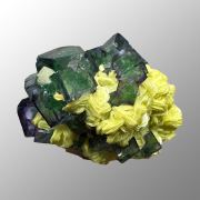 Fluorite, muscovite