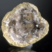 Kutnohorite with Aragonite in Geode