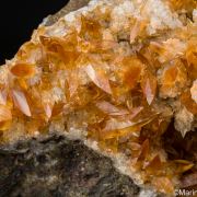 Calcite on Chabazite