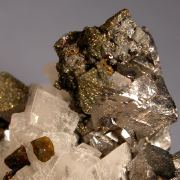 Siegenite with Chalcopyrite on Dolomite