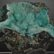 Hemimorphite with Malachite (classic old locale)