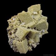 Siderite Paramorphs, With Quartz, on Galena