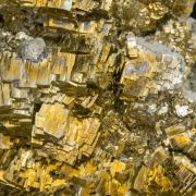 Pyrite with Calcite