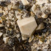 Hematite, Smokey Quartz, Feldspar