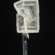 Barite on Stibnite