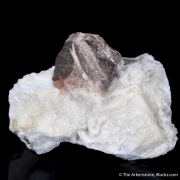 Stillwellite-(Ce) on Calcite