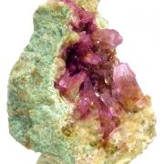 Roselite, calcite