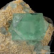 Fluorite on Quartz