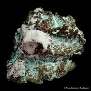 Copper with Quartz and Malachite